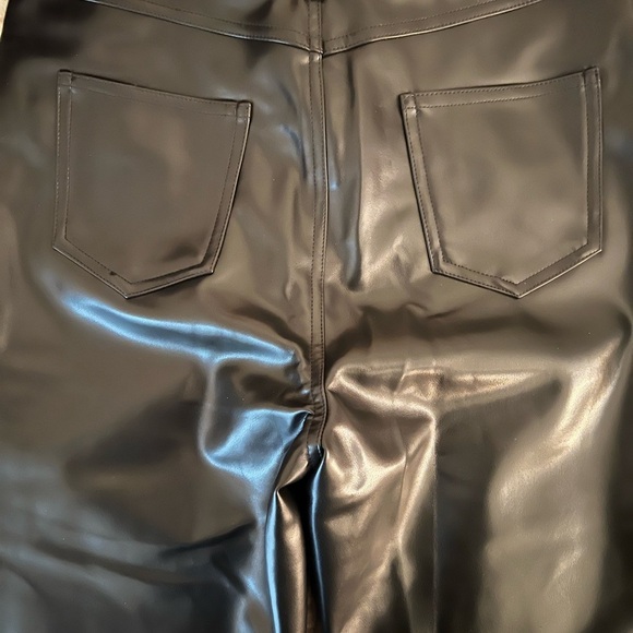 Commense-High waisted Faux Leather pants , Size Small, currently on website NWT - Picture 8 of 11